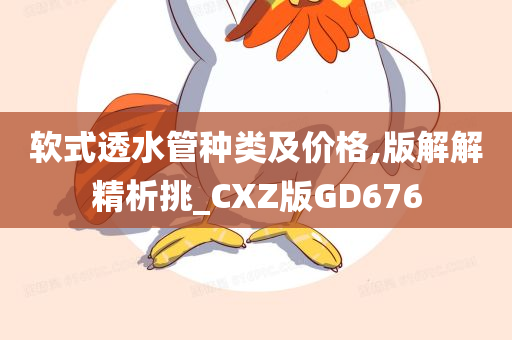 软式透水管种类及价格,版解解精析挑_CXZ版GD676