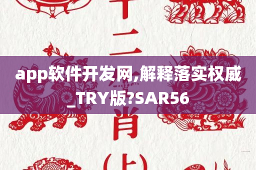 app软件开发网,解释落实权威_TRY版?SAR56