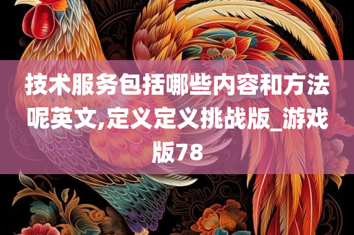 技术服务包括哪些内容和方法呢英文,定义定义挑战版_游戏版78