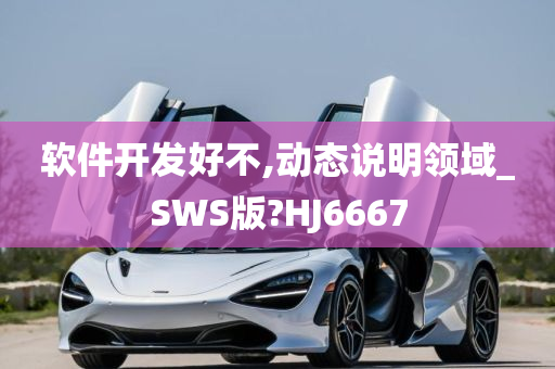 软件开发好不,动态说明领域_SWS版?HJ6667