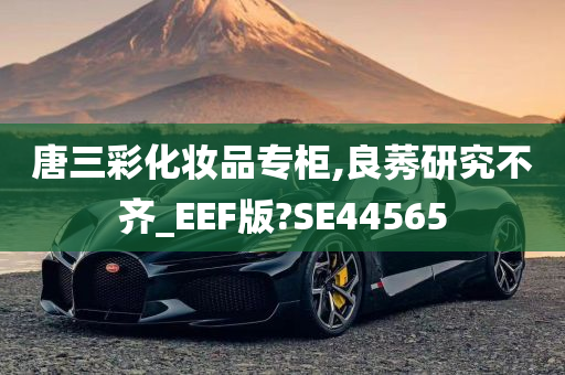 唐三彩化妆品专柜,良莠研究不齐_EEF版?SE44565