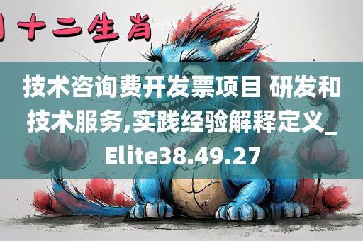 技术咨询费开发票项目 研发和技术服务,实践经验解释定义_Elite38.49.27