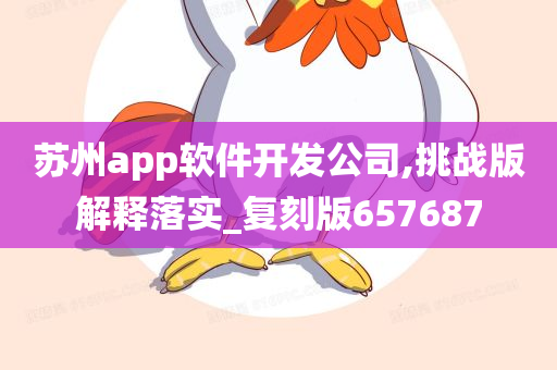 苏州app软件开发公司,挑战版解释落实_复刻版657687