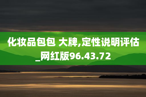 化妆品包包 大牌,定性说明评估_网红版96.43.72