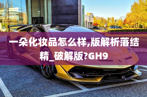 一朵化妆品怎么样,版解析落结精_破解版?GH9