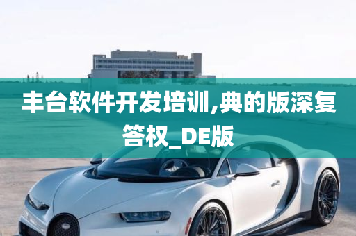 丰台软件开发培训,典的版深复答权_DE版