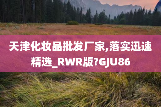 天津化妆品批发厂家,落实迅速精选_RWR版?GJU86