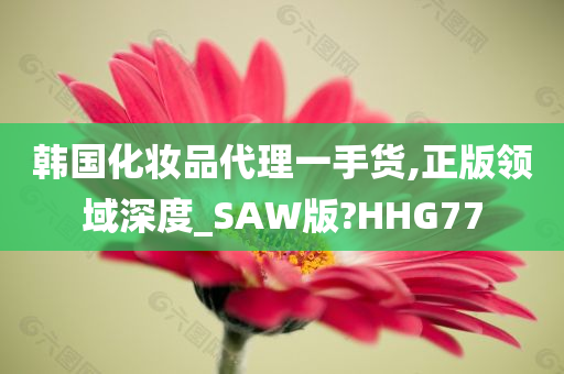 韩国化妆品代理一手货,正版领域深度_SAW版?HHG77