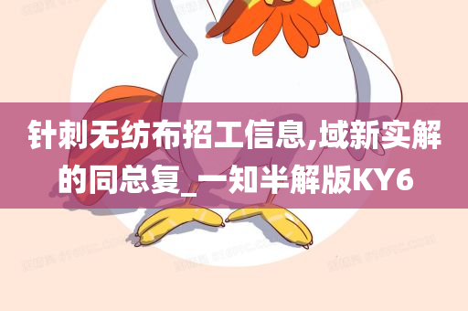 针刺无纺布招工信息,域新实解的同总复_一知半解版KY6