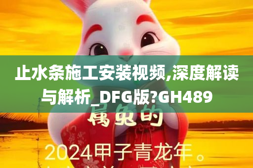 止水条施工安装视频,深度解读与解析_DFG版?GH489